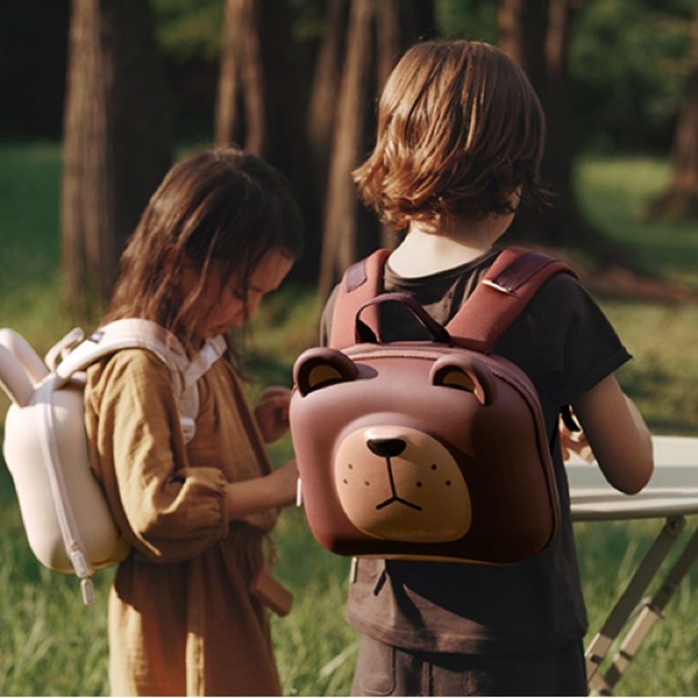 Zoyzoii Forest Series Brown Bear Kids Backpack